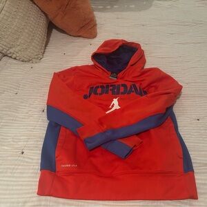 Jordan Red and Blue Jacket with Iconic Branding